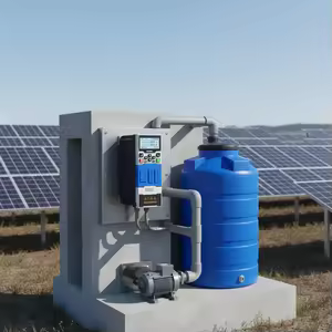 อินเวอร์เตอร์สำหรับปั๊มน้ำจากเซลล์แสงอาทิตย์ (Solar pump hybrid Inverter) อินเวอร์เตอร์สำหรับปั๊มน้ำจากเซลล์แสงอาทิตย์ รุ่น SN - 2200 ขนาด 2200 วัตต์