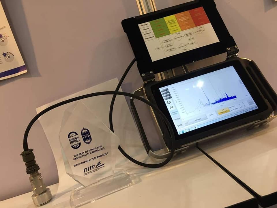 เครื่องมือวัดวิเคราะห์ความสั่นสะเทือนอัจฉริยะ (Smart Vibration Analyzer) V-MER