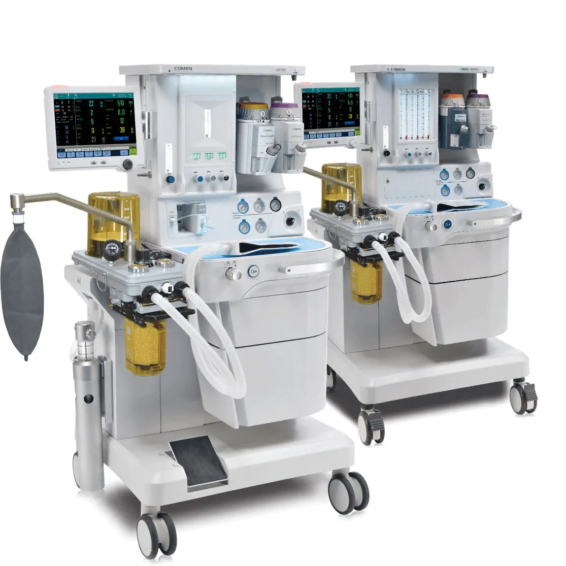 เครื่องดมยาสลบ  Trolley-mounted anesthesia workstation AX-700/600  Comen