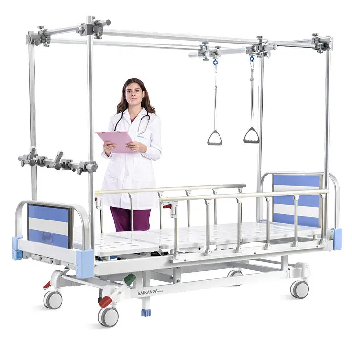เตียงผู้ป่วยชนิดมีอุปกรณ์ช่วยพยุงและดึงกระดูก  Medical bed GT3k  Saikang