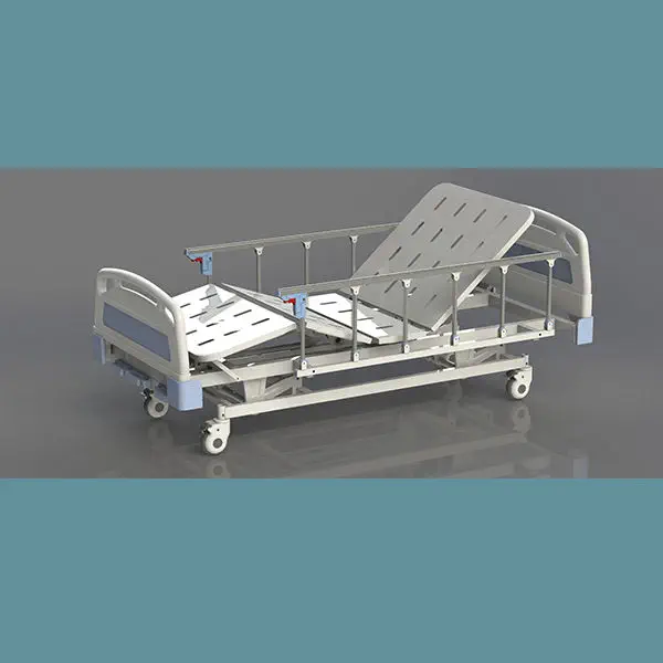 เตียงผู้ป่วยชนิดสามปรับด้วยไฟฟ้าไกร์ราวสไลด์ พร้อมอุปกรณ์เสริมครบชุด  Hospital bed Z-D-4  HYZMED