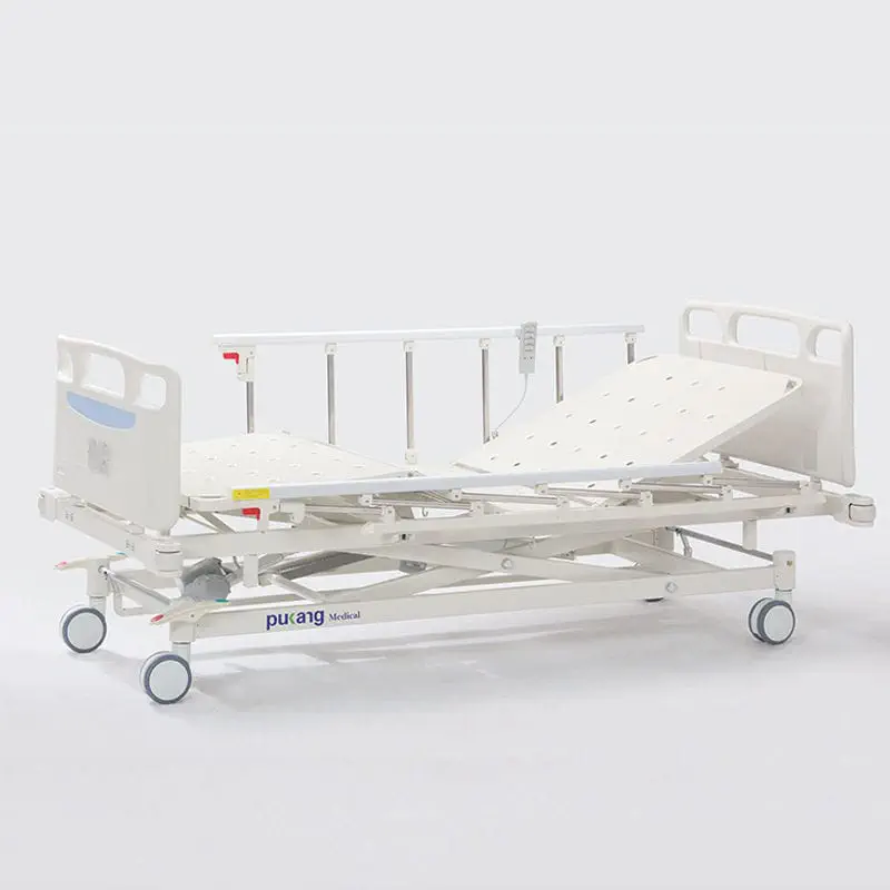 เตียงผู้ป่วยชนิดสามไกร์ปรับด้วยไฟฟ้าราวสไลด์  Hospital bed DA-3A2  Pukang