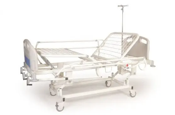เตียงผู้ป่วยชนิดสามไกร์มือหมุนราวสไลด์  MN-03  Medikal 2000