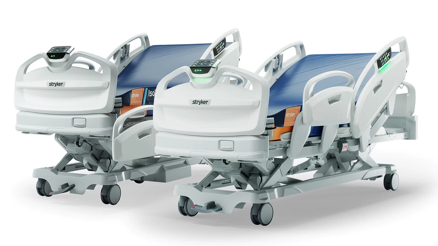 เตียงผู้ป่วยสำหรับไอซียูปรับด้วยไฟฟ้าชนิด 4 motor  Intensive care bed ProCuity LEX and ZX  Stryker