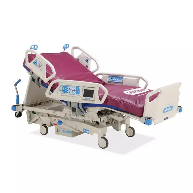 เตียงผู้ป่วยสำหรับไอซียูปรับด้วยไฟฟ้าชนิด 4 motor  Intensive care bed TotalCare SpO2RT®  Hill-Rom