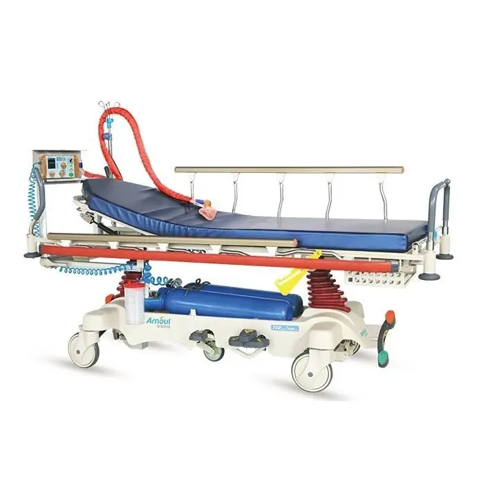 เตียงเคลื่อนย้ายผู้ป่วยปรับระดับไฮดรอลิก  Patient transfer stretcher trolley ETB-3  Amoul