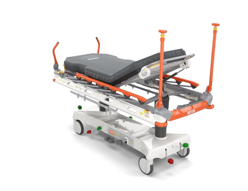 เตียงเคลื่อนย้ายผู้ป่วยปรับไฟฟ้าแบบพรีเมี่ยม Premium Transport Stretcher รุ่น Sprint 100 ยี่ห้อ Linet
