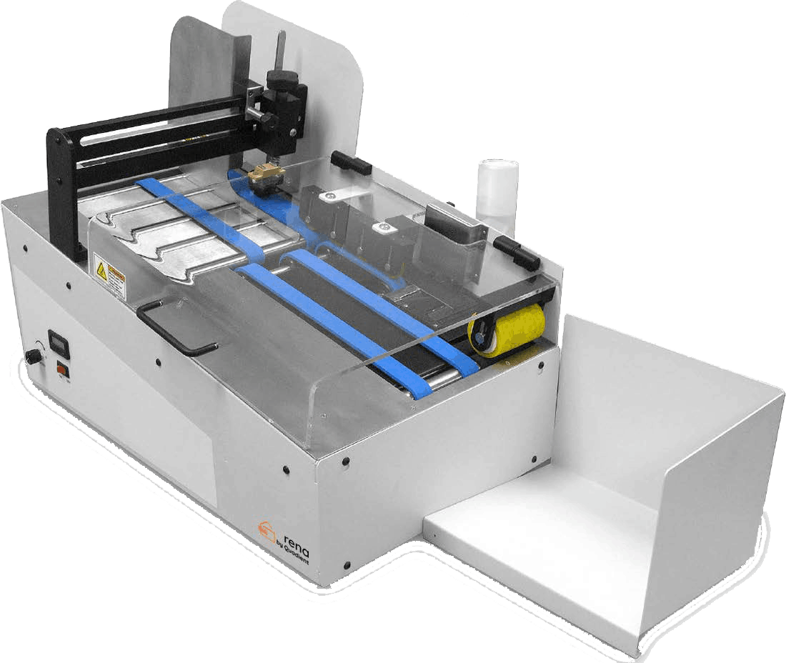 เครื่องซีลซองแบบมีเครื่องตัดในตัวเครื่องอัตโนมัติ envelope sealing machine with a built-in automatic cutter