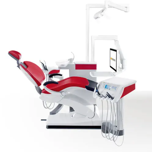 ยูนิตทำฟันพร้อมจอมอนิเตอร์และระบบทำความสะอาด  Dental unit with chair Sinius  Dentsply Sirona