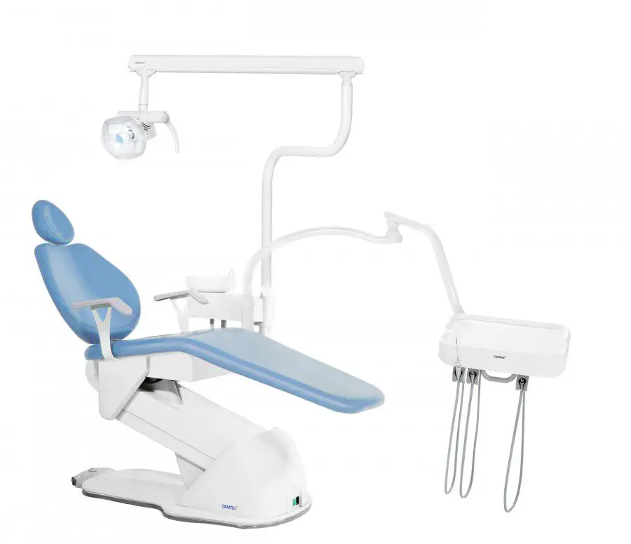 ยูนิตทำฟันสำหรับงานพื้นฐาน  Dental treatment unit with electro-mechanical chair Gnatus G1 Cup SF  Gnatus