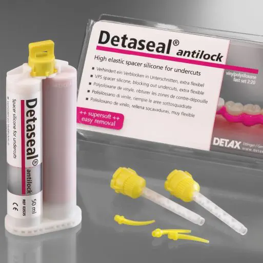 เครื่องผสมวัสดุพิมพ์ปากทางทันตกรรม  Silicone dental material Detaseal® antilock  DETAX