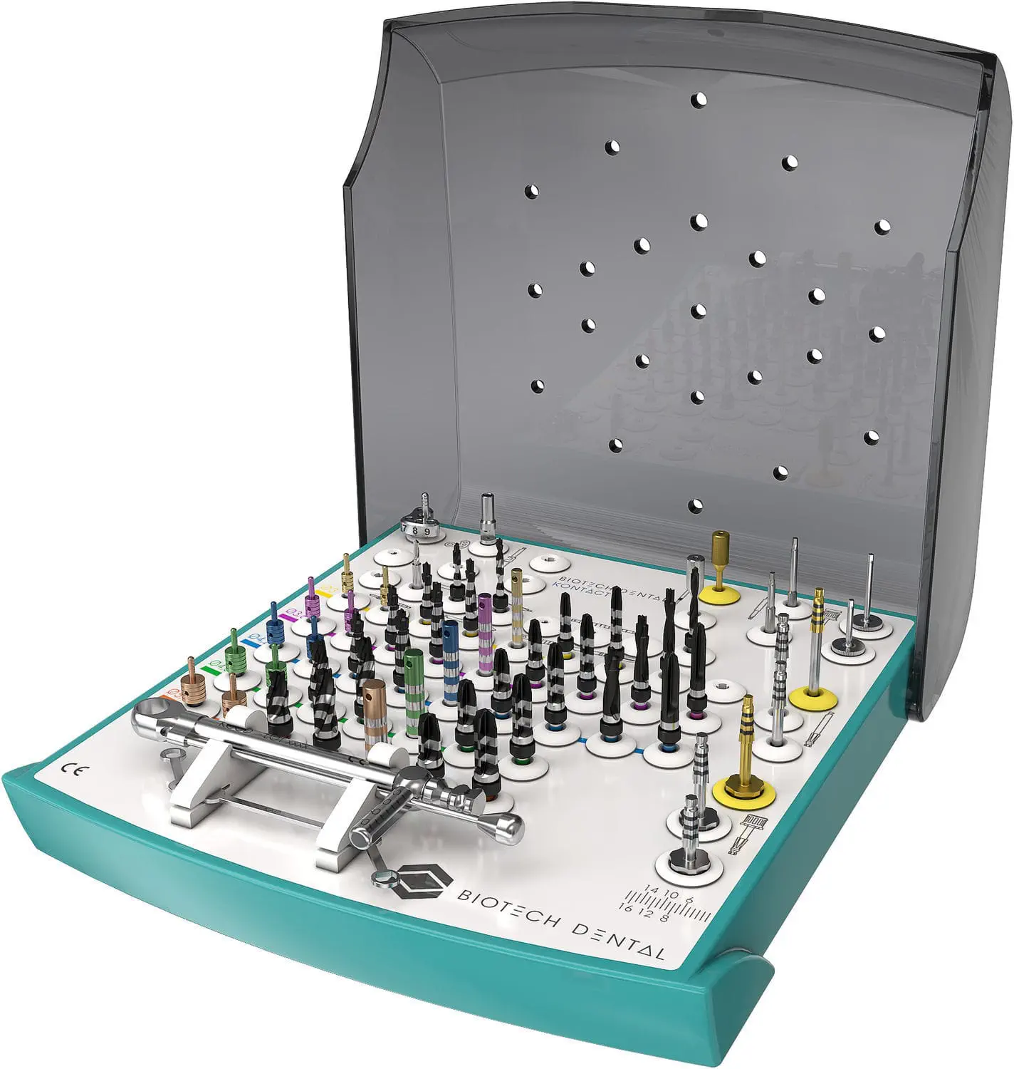 เครื่องมอเตอร์สำหรับงานทันตกรรมรากเทียม พร้อมอุปกรณ์  Dental implant surgery instrument kit Kontact, Kontact S®  BIOTECH DENTAL