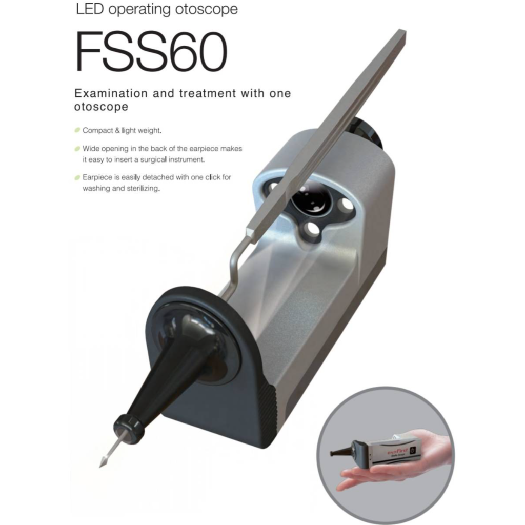 ชุดตรวจหู แบบหัตถการ ( LED operating otoscope ) FSS60 ENT First