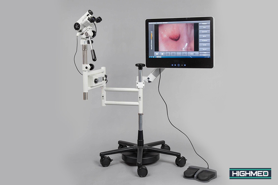 กล้องส่องตรวจมะเร็งปากมดลูกวีดิทัศน์แบบคมชัดสูง High Definition Video Colposcopy Leisegang Germany