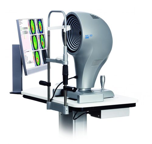 เครื่องตรวจวิเคราะห์กระจกตาและความโค้งกระจกตาระบบวงแหวนพลาซิโด้ Corneal Topography, Tomography