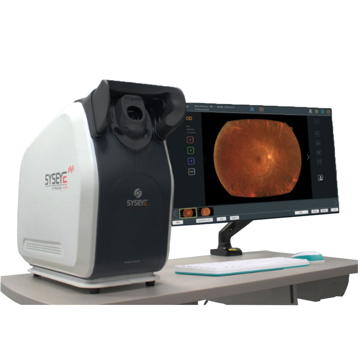 เครื่องถ่ายภาพจอประสาทตาด้วยเลเซอร์ชนิดมุมกว้าง Ultra Widefield Fundus Camera