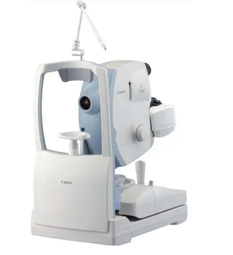 เครื่องถ่ายภาพจอประสาทตามุมกว้างวิเคราะห์การไหลเวียนของเส้นเลือด  Mydriatic retinal camera CX-1  Canon