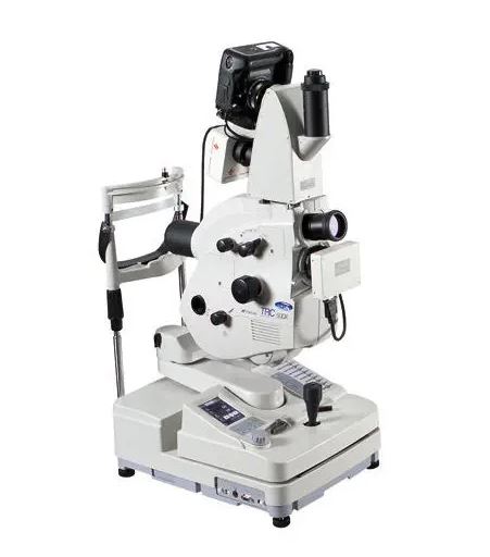 เครื่องถ่ายภาพจอประสาทตามุมกว้างวิเคราะห์การไหลเวียนของเส้นเลือด  Mydriatic retinal camera TRC-50DX  Topcon Healthcare