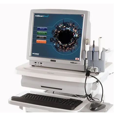 เครื่องวัดเลนส์แก้วตาเทียมด้วยคลื่นเสียงความถี่สูง  On-platform ultrasound system HiScan touch  OPTIKON