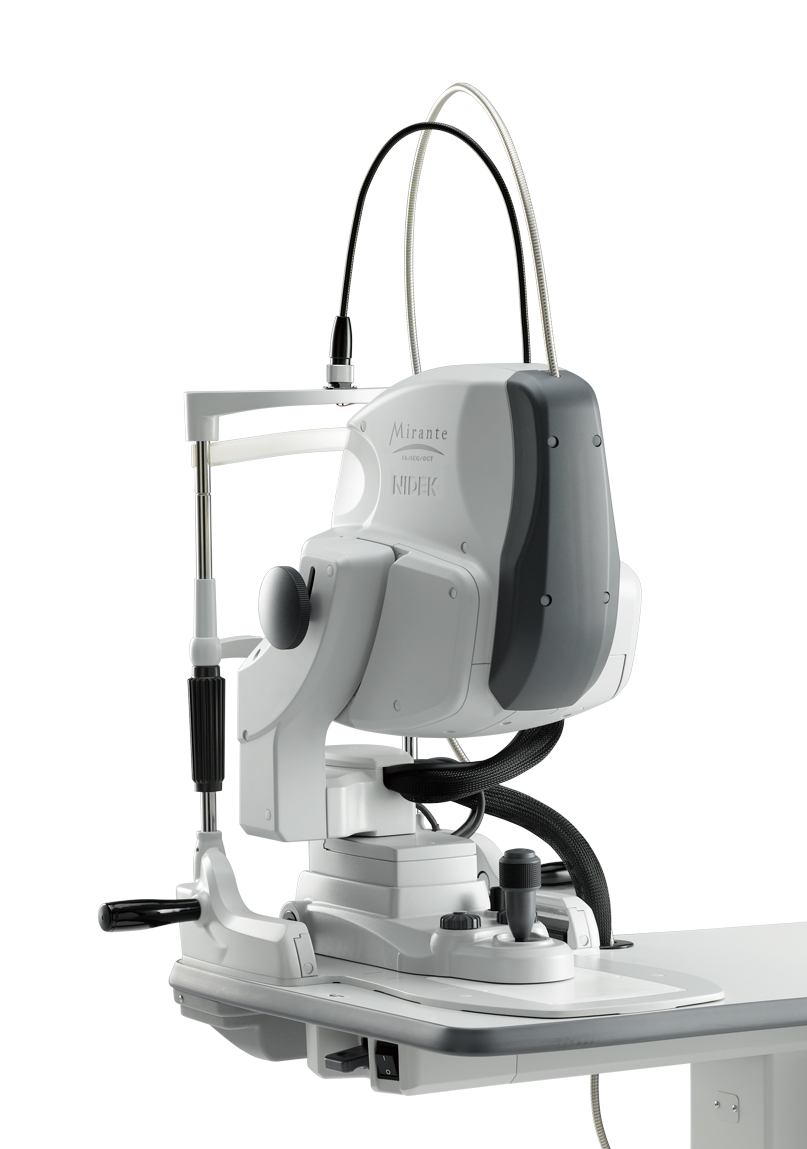 เครื่องวิเคราะห์การมองเห็นของจุดรับภาพจอประสาทตา Microperimeter with Confocal Scanning Laser Ophthalmoscopy (SLO)