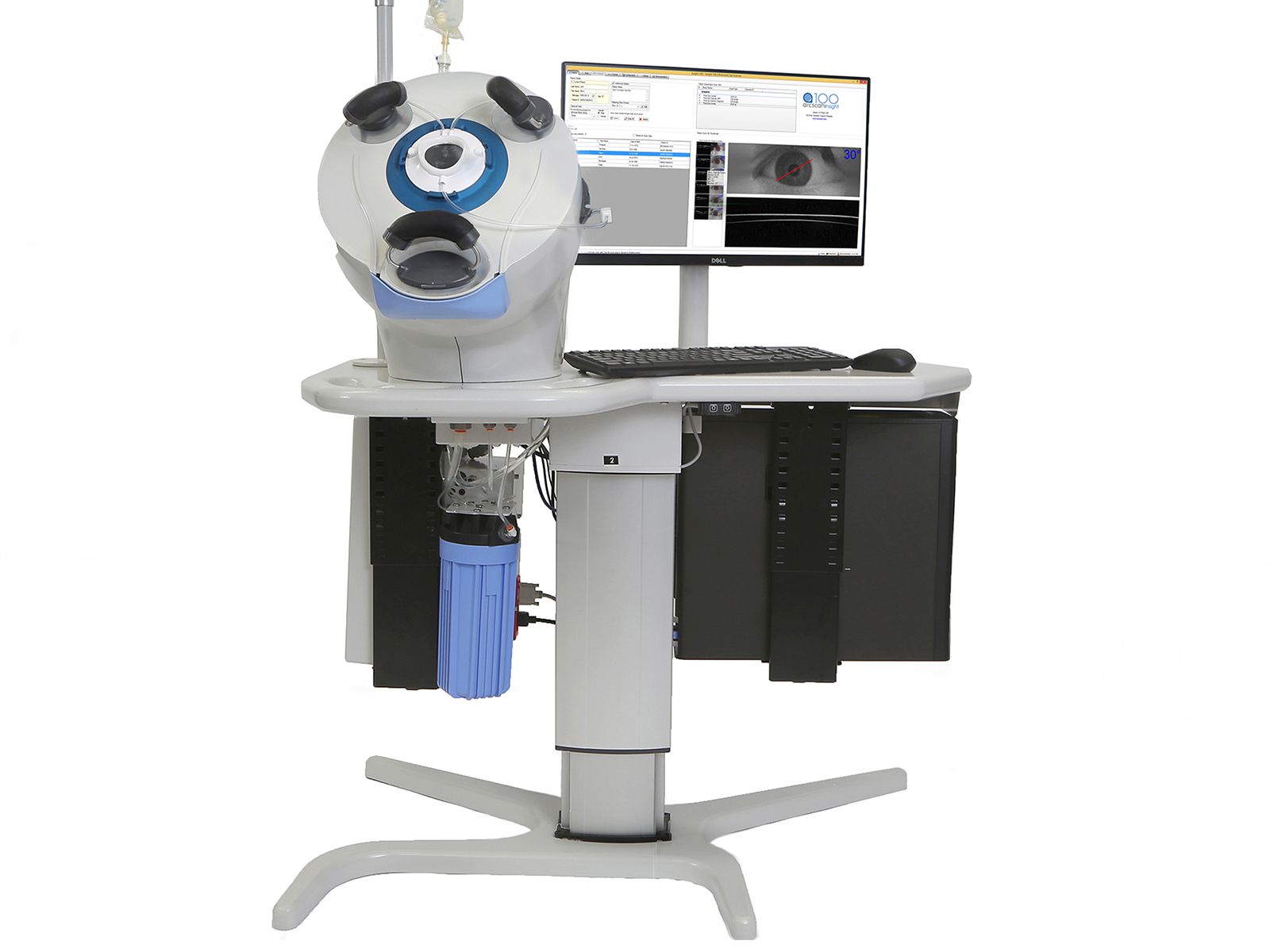 เครื่องสแกนภาพตัดขวางช่องว่างลูกตาส่วนหน้าและกระจกตาอัตโนมัติ Very high frequency ultrasonic arc scan