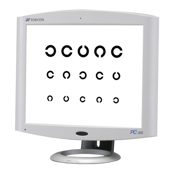 LCD Chart monitor PC-50S Topcon Healthcare