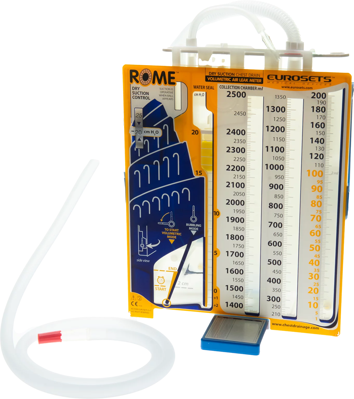 ชุดระบายของเหลว ระบายลมจากทรวงอก รุ่น Rome Dry chest drainage ยี่ห้อ EUROSETS