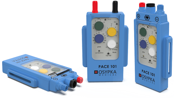 เครื่องกระตุ้นไฟฟ้าหัวใจชนิดชั่วคราวแบบกระตุ้นหัวใจห้องเดียว Temporary Pacemaker รุ่น PACE Model 101 ยี่ห้อ OSYPKA MEDICAL