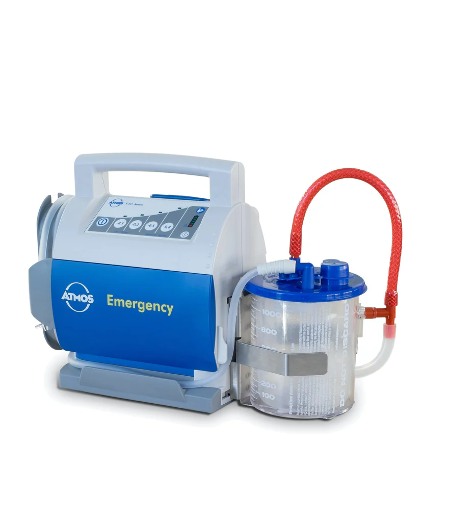 เครื่องดูดเสมหะสำหรับ Emergency  E 341 Emergency Suction Pump with Medi-Vac  Atmos