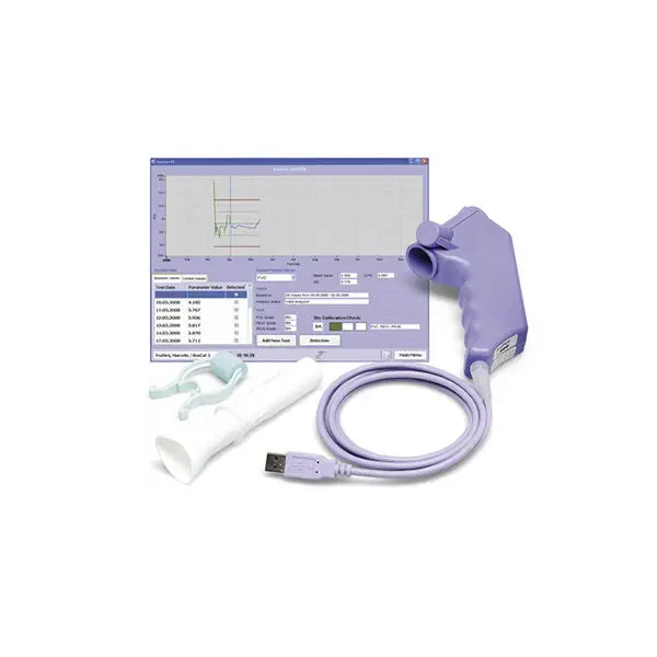 เครื่องตรวจสมรรถภาพปอดด้วยเครื่องคอมพิวเตอร์  Hand-held spirometer Easy On  Okuman