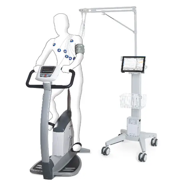 เครื่องตรวจสมรรภาพการทำงานของหัวใจขณะออกกำลังกาย พร้อมลู่วิ่ง  Cardiac stress test equipment ec5000 smart  custo med