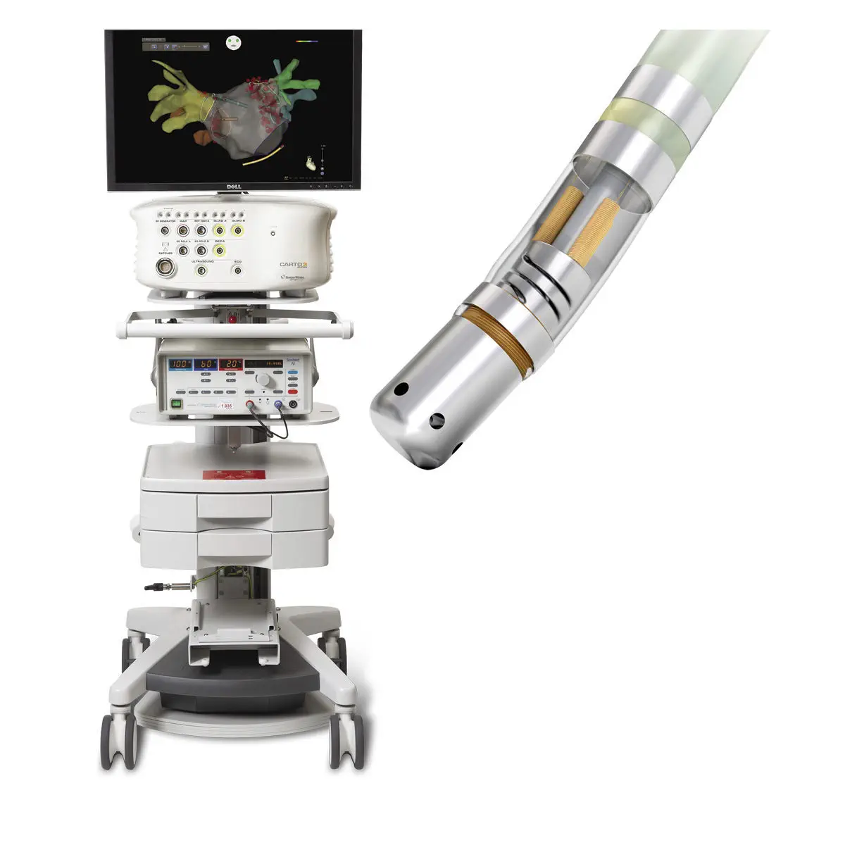 เครื่องตรวจสรีรวิทยาไฟฟ้าหัวใจชนิดสร้างภาพ 3 มิติ  Cardiac mapping system Carto® 3  Biosense Webster