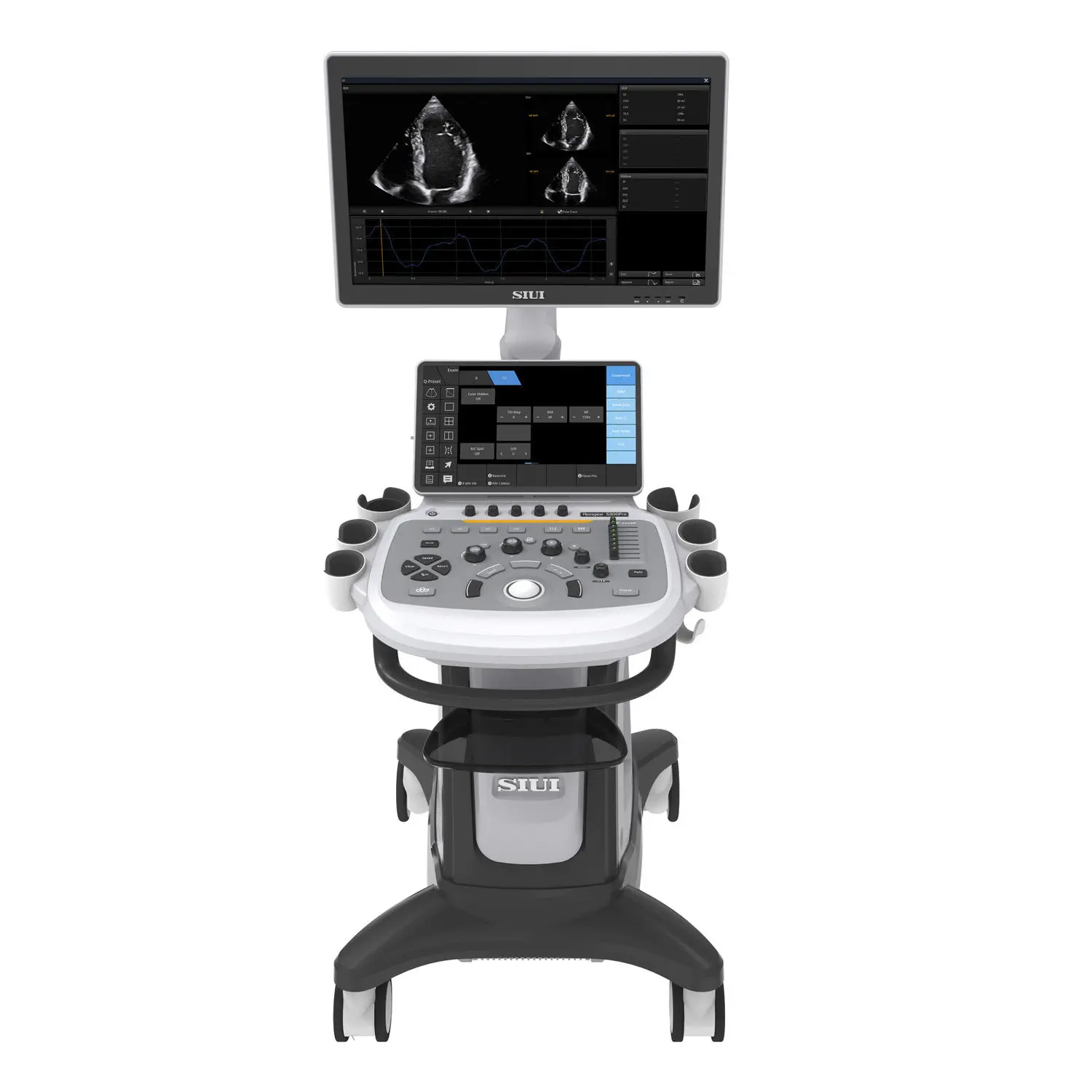 เครื่องตรวจหัวใจด้วยคลื่นเสียงความถี่สูง  On-platform ultrasound system Apogee 5300 Pro  SIUI