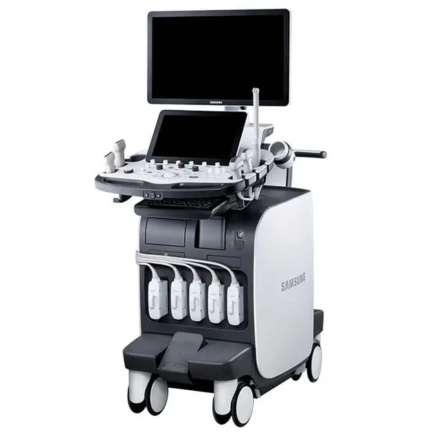 เครื่องตรวจหัวใจด้วยคลื่นเสียงความถี่สูง  On-platform ultrasound system RS80 EVO  Samsung