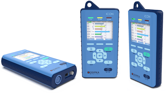 เครื่องเฝ้าระวังการเปลี่ยนแปลงของระบบไหลเวียนโลหิตแบบไม่รุกล้ำ (Noninvasive Hemodynamic Monitoring) รุ่น ICON ยี่ห้อ OSYPKA MEDICAL