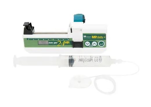 เครื่องควบคุมการให้สารละลายด้วยกระบอกฉีดยา  1-channel syringe pump MP Daily+  Micrel