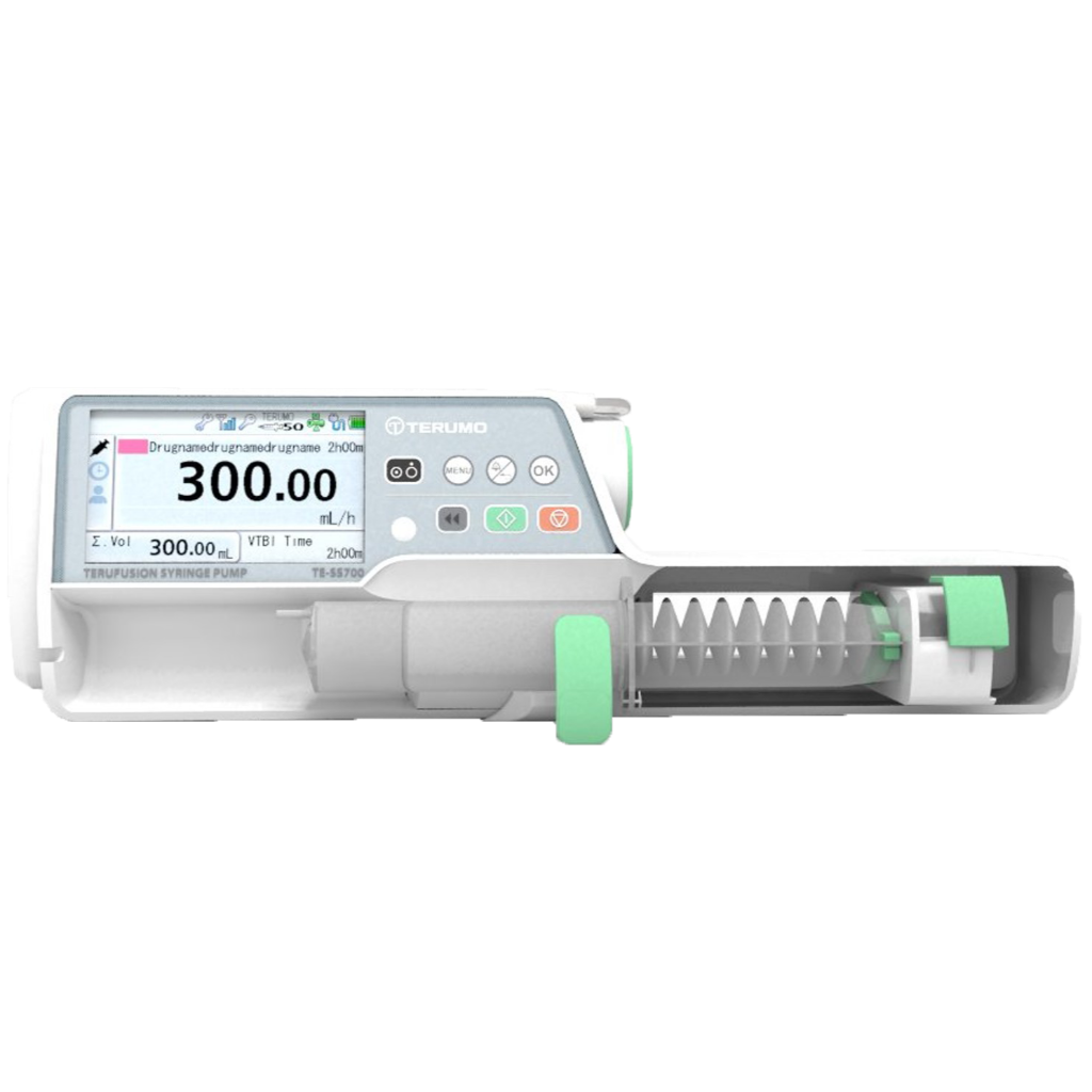 เครื่องควบคุมการให้สารละลายด้วยกระบอกฉีดยา (Syringe Pump) TE-SS700 Terumo