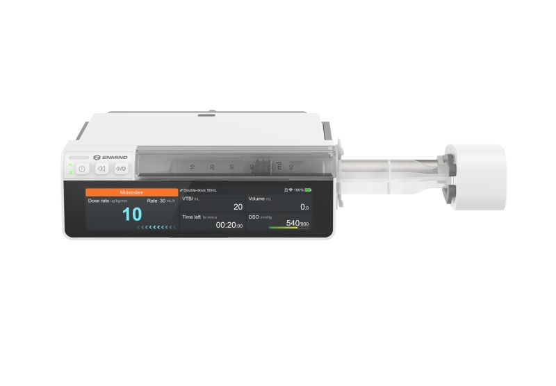 เครื่องควบคุมการให้สารละลายด้วยกระบอกฉีดยา  Syringe pump EN-S9 Smart  Enmind