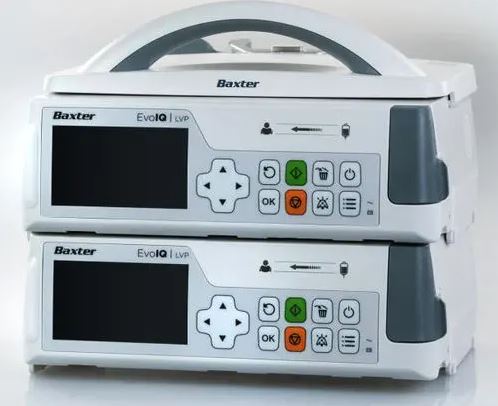 เครื่องควบคุมการให้สารละลายทางหลอดเลือดดำ  1-channel infusion pump EVO IQ  Baxter