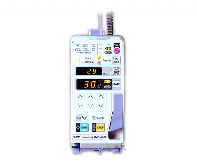 เครื่องควบคุมการให้สารละลายทางหลอดเลือดดำ INFUSION PUMP TOP-2300 TOP