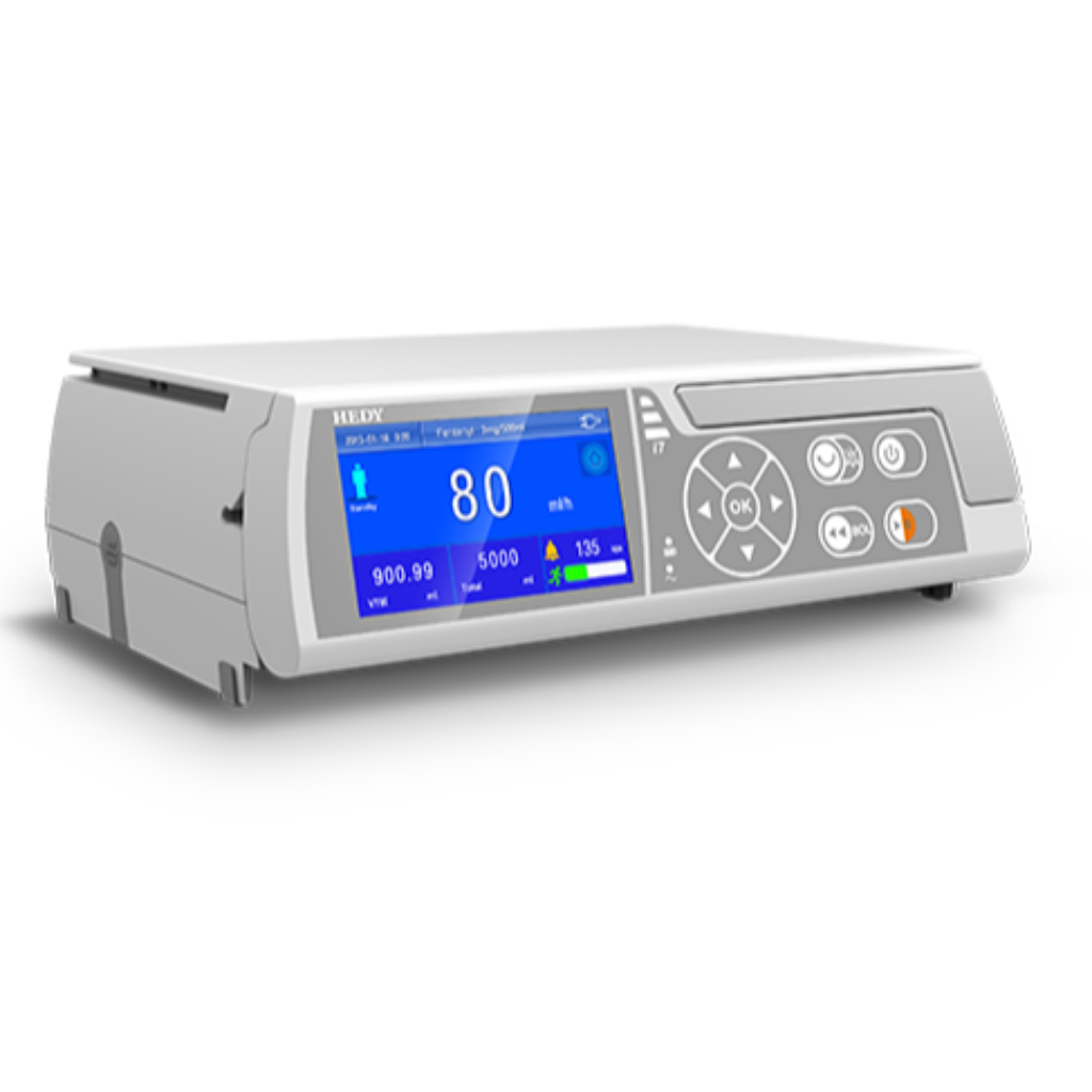 เครื่องควบคุมการให้สารละลายทางหลอดเลือดดำ ( Infusion Pump ) i7 Plus HEDY