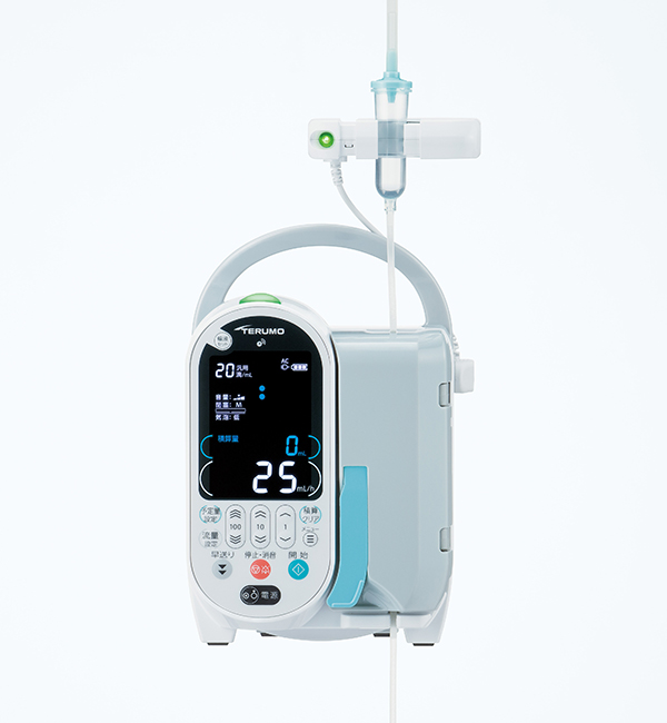 เครื่องควบคุมการให้สารละลายทางหลอดเลือดดำ TERUFUSION Infusion Pump รุ่น TE-185 ยี่ห้อ Terumo