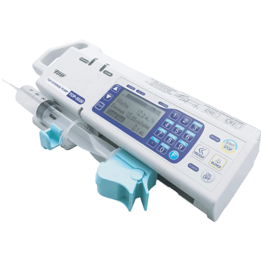 เครื่องควบคุมการให้สารละลายผ่านกระบอกฉีดยา SYRINGE PUMP 5530 TOP