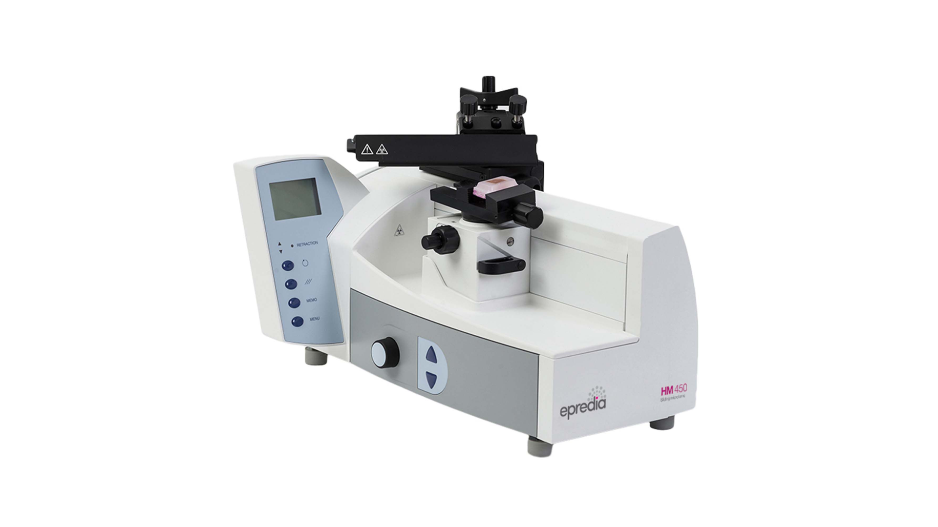 เครื่องตัดชิ้นเนื้อแบบสไลด์เลื่อนอัตโนมัติ Epredia™ HM 450 Automated Sliding Microtome CardinalHealth