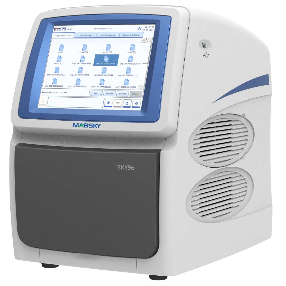เครื่องเพิ่มปริมาณสารพันธุกรรมในสภาพจริง Real-time PCR system SKY96  Medcaptain