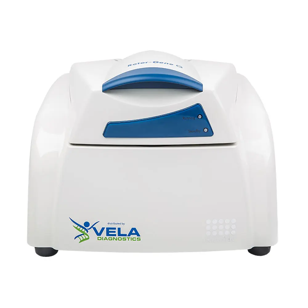 เครื่องเพิ่มปริมาณสารพันธุกรรมในสภาพจริง Real-time thermal cycler Rotor-Gene® Q MDx  VELA DIAGNOSTICS