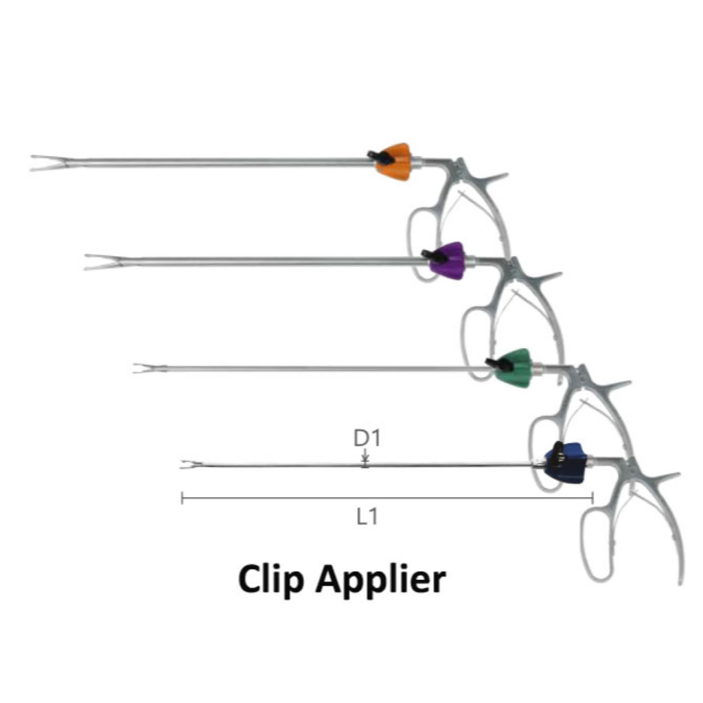 ด้ามจับคลิปหนีบเส้นเลือด และท่อ (Vessel and Duct) ในการผ่าตัดผ่านกล้อง Clip Applier Endovision