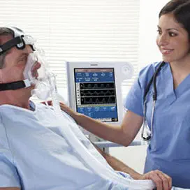 เครื่องให้ออกซิเจนด้วยอัตราการไหลสูงสำหรับเด็ก  High-flow nasal cannula artificial ventilation mask NIV  Philips