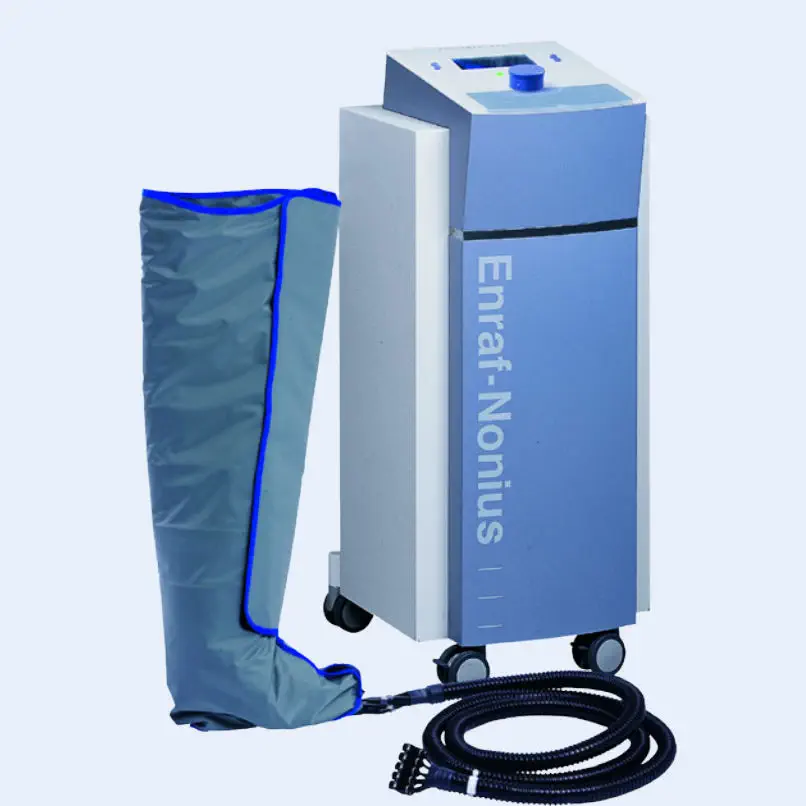 เครื่องป้องกันหลอดเลือดส่วนลึกอุดตันด้วยแรงดันอากาศอัตโนมัติ  Leg pressure therapy unit EndoPress 442  ENRAF NONIUS