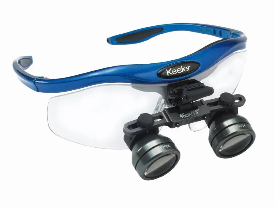 แว่นขยายกำลังสูงสำหรับการผ่าตัด  Binocular loupe without frames SuperVu SL  Keeler